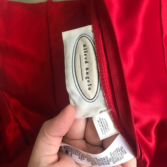 Vintage 90s Prom Dress - Picture 6 of 7